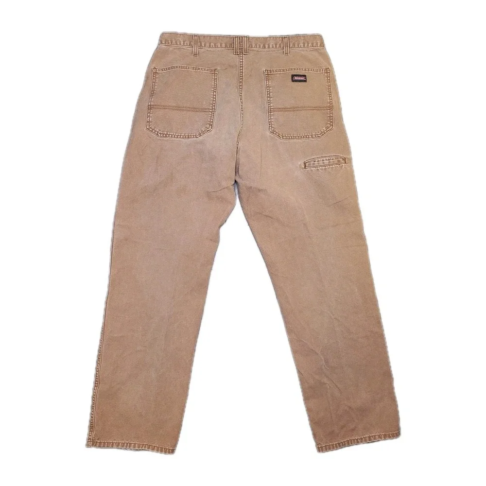 Vintage Dickies Duck Canvas Pants Mens Brown 36×32 90s Y2K Workwear